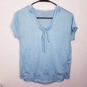 Athleta Hoodie kangaroo pockets Baby Blue Size S